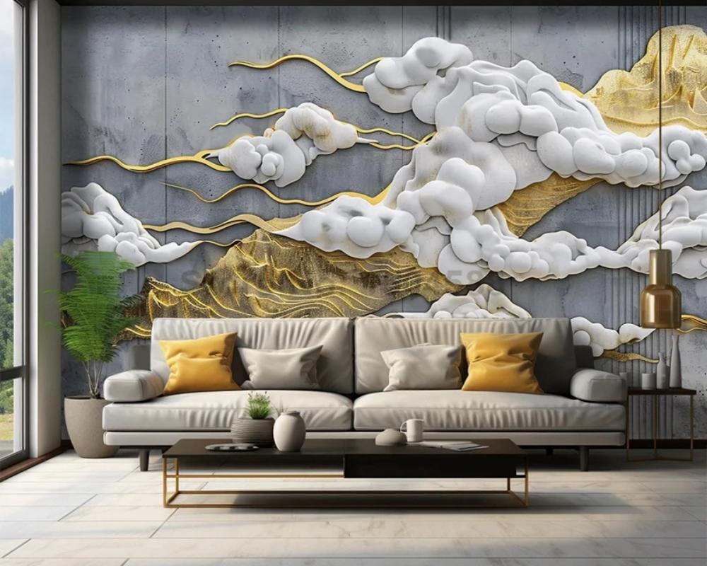 3D Wallpaper Mystic Clouds SKU# WAL0461